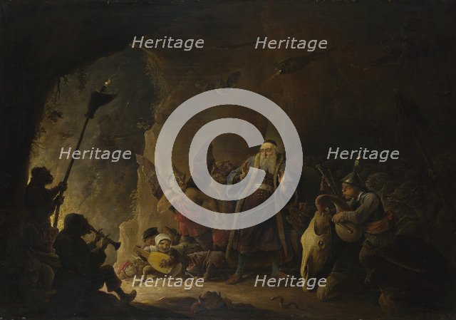 The Rich Man being led to Hell, c. 1647-1648. Artist: Teniers, David, the Younger (1610-1690)