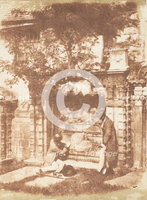 Edinburgh. Greyfriars' Churchyard, 1843-47. Creators: David Octavius Hill, Robert Adamson, Hill & Adamson.