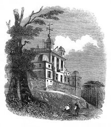 The Observatory at Greenwich, 1836. Artist: Unknown