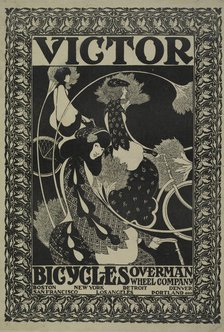 Victor bicycles. Overman wheel company, c1894 - 1896. Creator: William H Bradley.