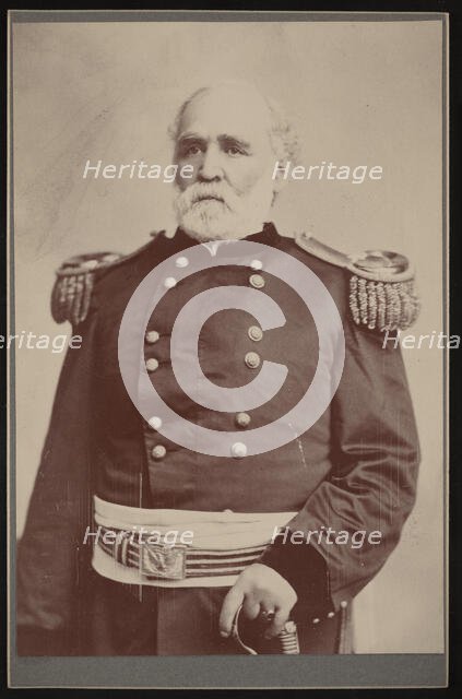 Portrait of General Montgomery C. Meigs (1816-1892), Before 1892. Creator: Unknown.