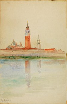 San Giorgio Maggiore, Venice, 1898. Creator: Cass Gilbert.