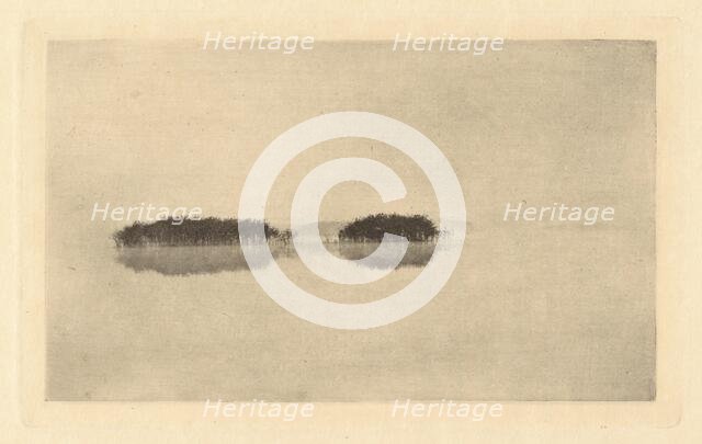 The Lone Lagoon, in or before 1895. Creator: Dr Peter Henry Emerson.