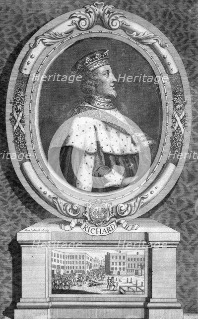 Richard II, King of England.Artist: J Smith