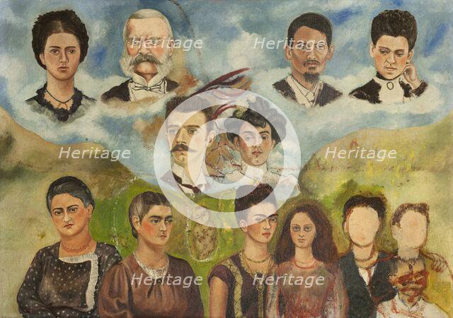 Family portrait (Unfinished), 1949-1950. Creator: Kahlo, Frida (1907-1954).