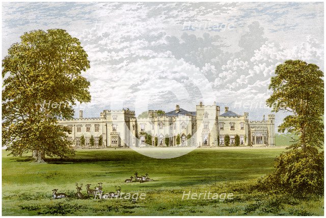 Panshanger Park, Hertfordshire, home of Earl Cowper, c1880. Artist: Unknown