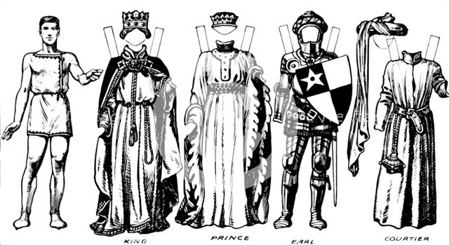 'The Great Gallery of Historic Costume: How People Dressed in Henry IV's Reign', c1934. Artist: Unknown.