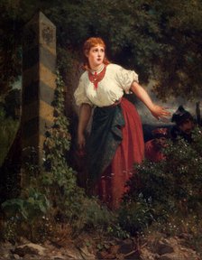 Crossing the Border, 1865. Creator: Artur Grottger.