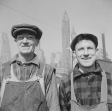 Fulton fish market stevedores, New York, 1943. Creator: Gordon Parks.