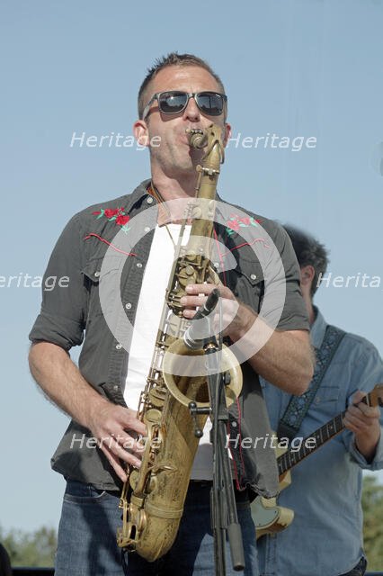 Ben Somers, The Coalminers, Jazz on the Vine, Sevenoaks, Kent, 13 Sep 2020. Creator: Brian O'Connor.