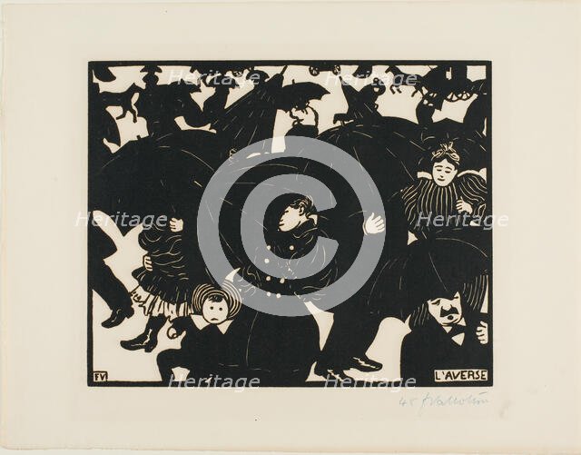 The Shower, 1894. Creator: Félix Vallotton.