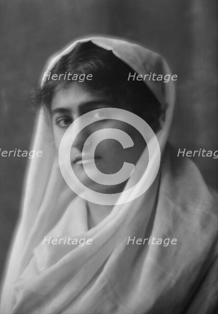 Members of the International Institute for Immigrant Girls, Y.W.C.A., in national costumes..., 1915. Creator: Arnold Genthe.