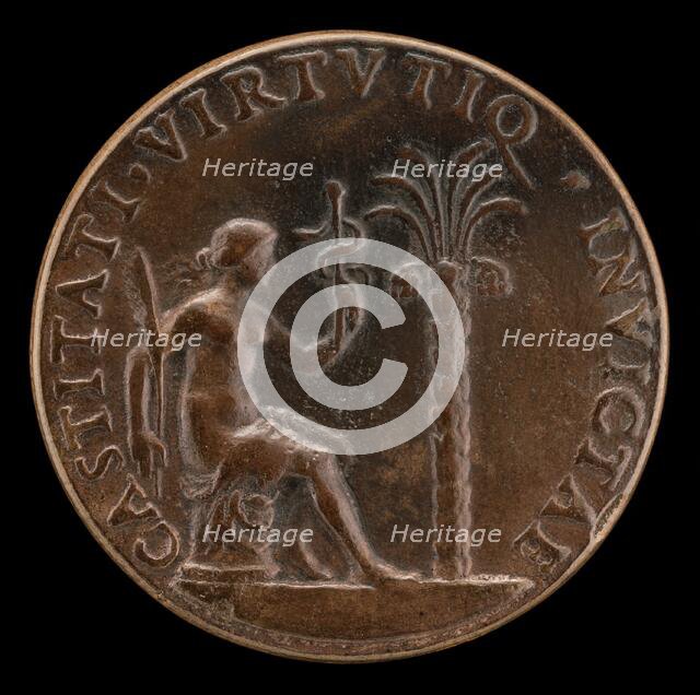 Figure before a Palm Tree [reverse], 1507. Creator: Gian Cristoforo Romano.