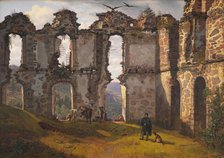 The Ruins of Brahehus near Jönköping, Sweden, 1832. Creator: Frederik Hansen Sodring.