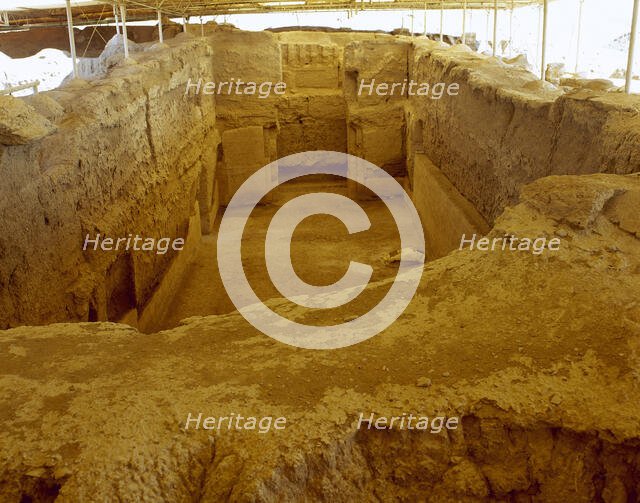 Ruins of the Throne Room, Royal Palace, Mari, Syria, 2005. Creator: LTL.