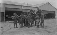 Lt. W.V. Page explaining, between c1915 and c1920. Creator: Bain News Service.