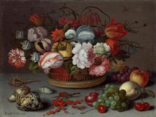 Basket of Flowers, c. 1622. Creator: Balthasar van der Ast.