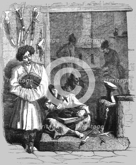 'Circassians making Arms', 1854. Creator: Unknown.
