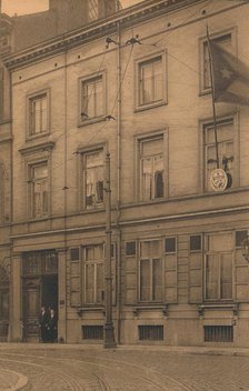 Exterior of the Cuban Embassy in Brussels, Belgium, 1927.  Creator: Unknown.