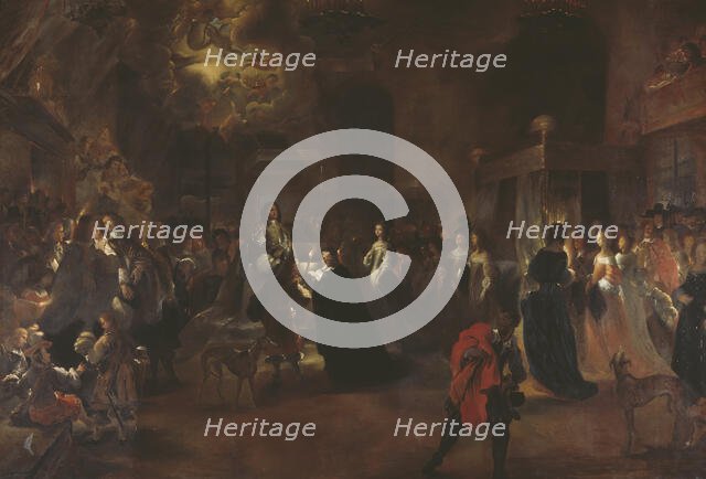 Queen Hedvig Eleonora's wedding night. Creator: Unknown.