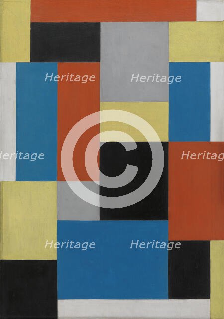 Composition XX, 1920. Creator: Doesburg, Theo van (1883-1931).