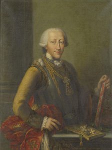 Portrait of King Victor Amadeus III of Sardinia (1726-1796), 18th century. Creator: Panealbo, Giovanni, (Workshop) (before 1772-after 1792).