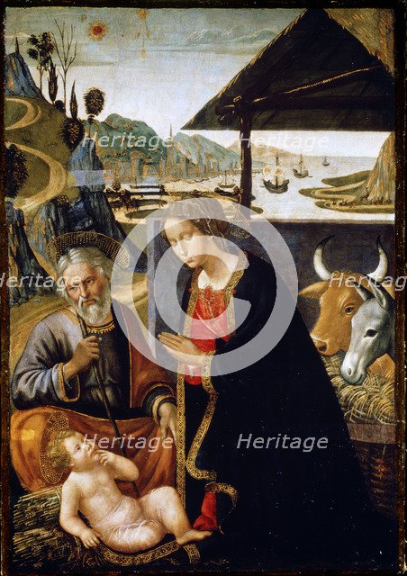 'The Nativity of Christ', late 15th or early 16th century.  Artist: Bastiano Mainardi