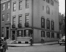 Wallis Simpson's Old House in Baltimore, 1936. Creator: British Pathe Ltd.