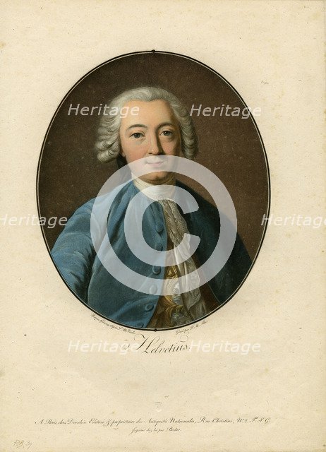 Portrait of Claude Adrien Helvétius (1715-1771), 1793-1794.