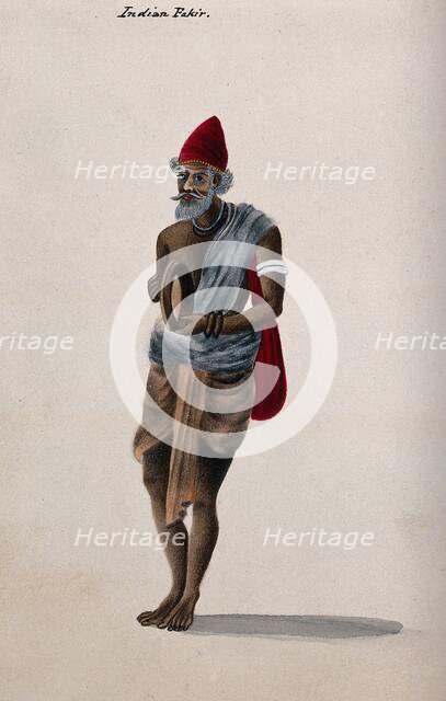 Indian Fakir, 1880.  Creator: C. B. Dering.