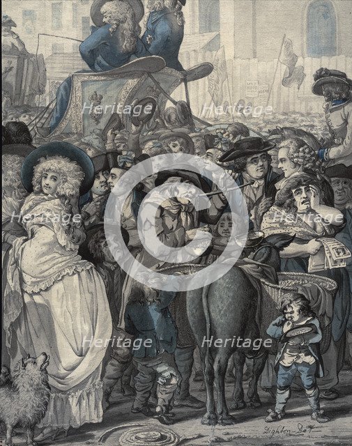 A detail from 'Westminster Election of 1788'. Artist: Robert Dighton