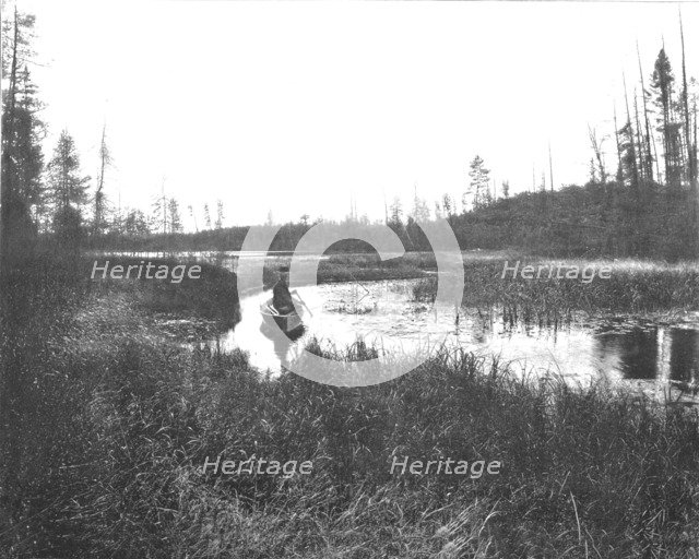 The Inlet, Thunder Lake, Wisconsin, USA, c1900.  Creator: Unknown.