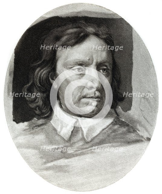 Oliver Cromwell, (1599-1658), English military leader and politician,1657, (1899).  Creator: Unknown.