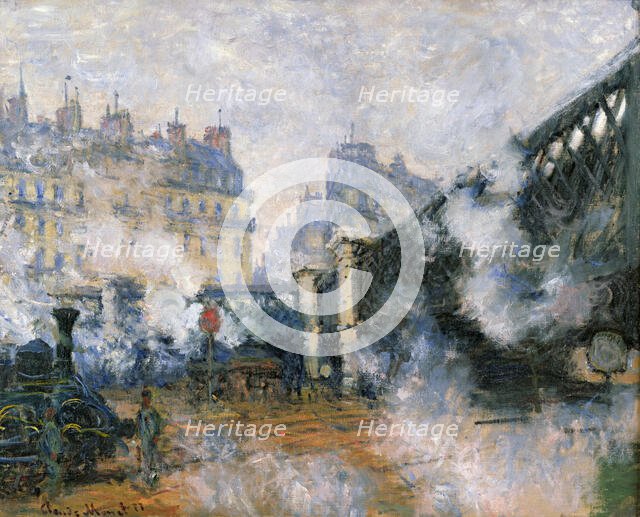 Le Pont de l'Europe, Gare Saint-Lazare, 1877. Creator: Monet, Claude (1840-1926).