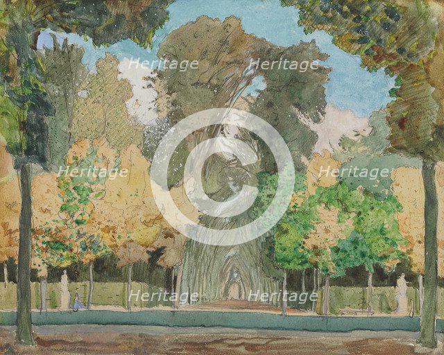Autumn in the park at Versailles, 1898.