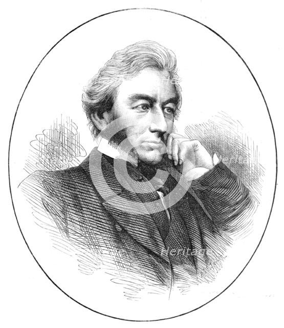 The late Mr. Justice Willes, 1872. Creator: Unknown.