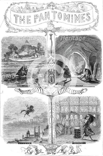 The Pantomimes, 1845. Creator: Alfred Crowquill.