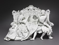 Figural Group: Musicians, c. 1737. Creator: Meissen Porcelain Factory (German); Johann Joachim Kändler (German, 1706-1768).