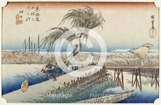 Yokkaichi, 1833. Creator: Ando Hiroshige.