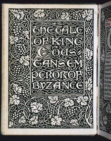 Title page from The Tale of the Emperor, 1894. Artist: William Morris