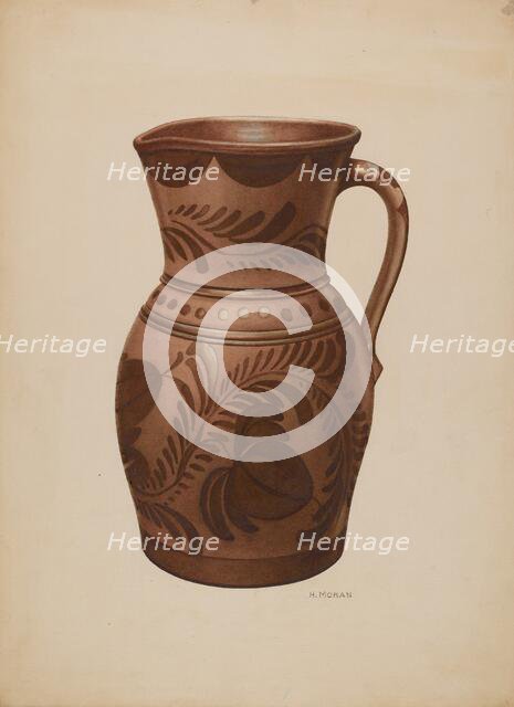 Pitcher, c. 1941. Creator: Henry Moran.