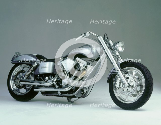 1996 Harley Davidson Pasadena by Battistinis custom conversions. Artist: Unknown.