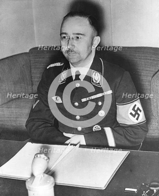 Heinrich Himmler (1900-1945), German politician, c1930s. Artist: Unknown