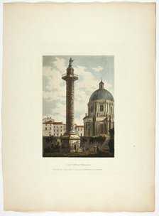 Column of Trajan, plate twenty-one from Ruins of Rome, published May 1st, 1798. Creator: Matthew Dubourg.