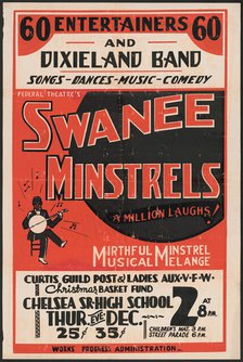 Swanee Minstrels, [193-]. Creator: Unknown.
