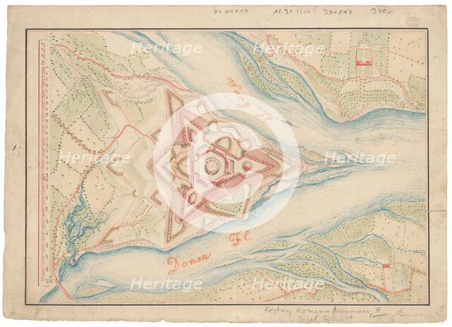 Ideal design of the Komarno fortress, 1600/1700. Creator: Unknown.