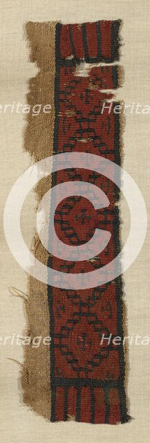 Border, Egypt, Roman period (30 B.C.- 641 A.D.), 3rd/5th century. Creator: Unknown.