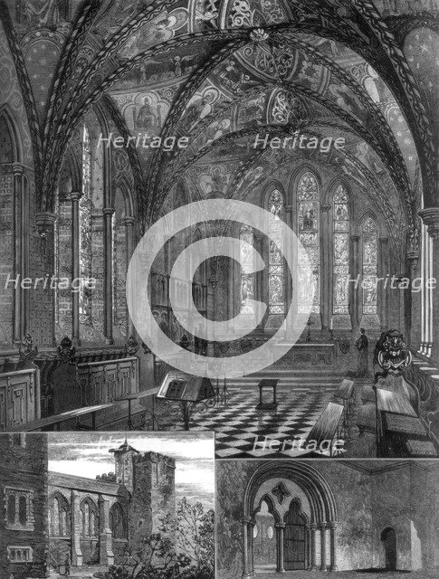 The Chapel of Lambeth Palace, London, 1887. Artist: Unknown