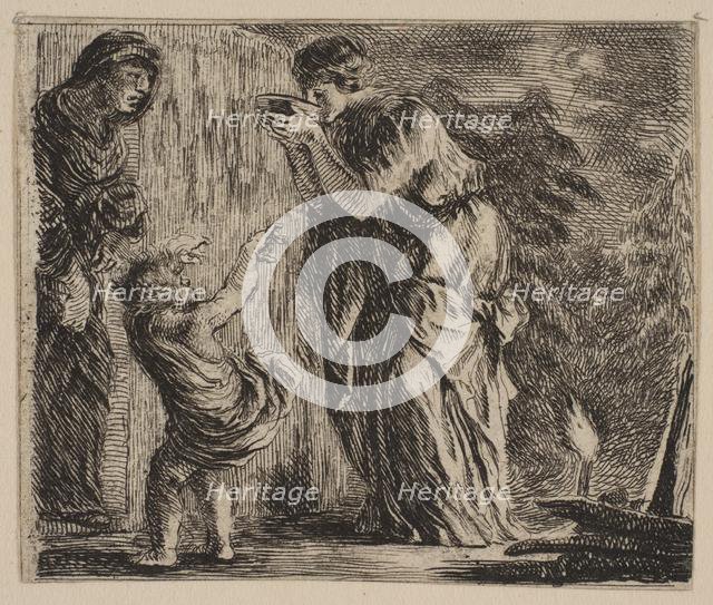 Ceres, from 'Game of Mythology' (Jeu de la Mythologie), 1644. Creator: Stefano della Bella.