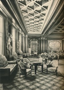 'S. S Ile de France, Grand Salon', c1927. Artist: Unknown.